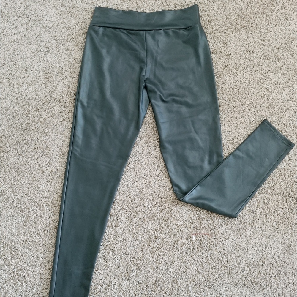 NWOT Eye candy faux leather legging